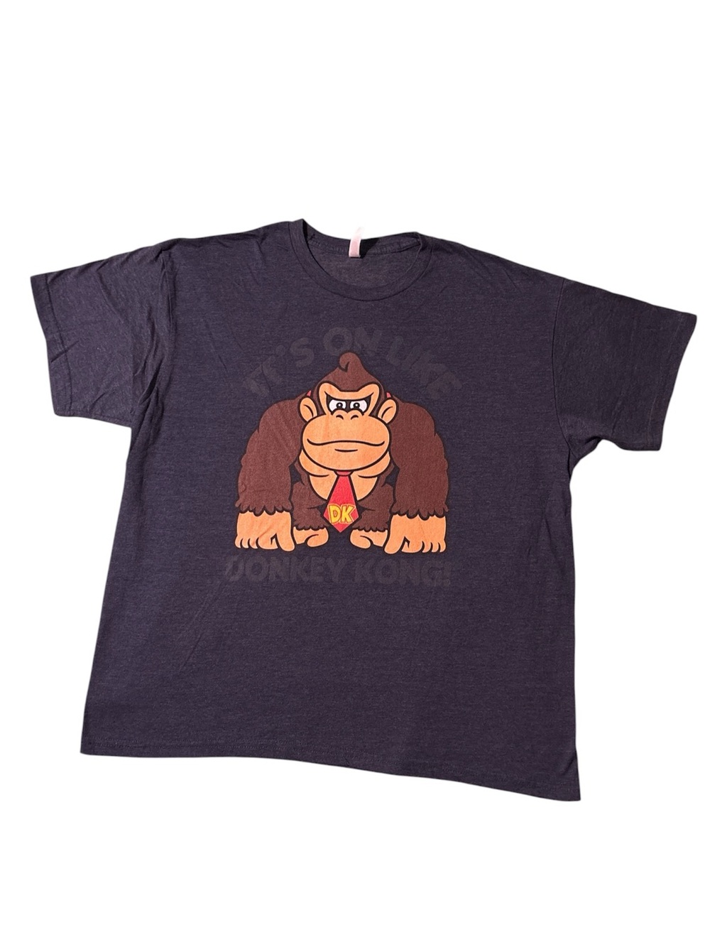 Donkey Kong Graphic Short Sleeve Tee in Dark Heather